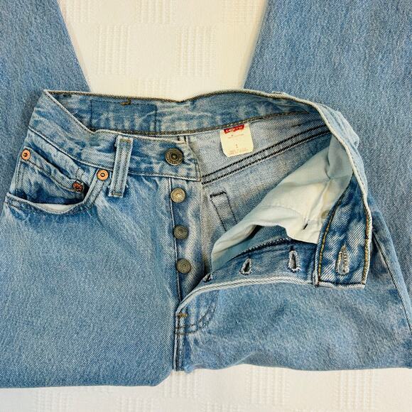 Vintage Levi's 501 Womens Size 1 22x31 100% Cotton Made In U.S.A. - Picture 7 of 14